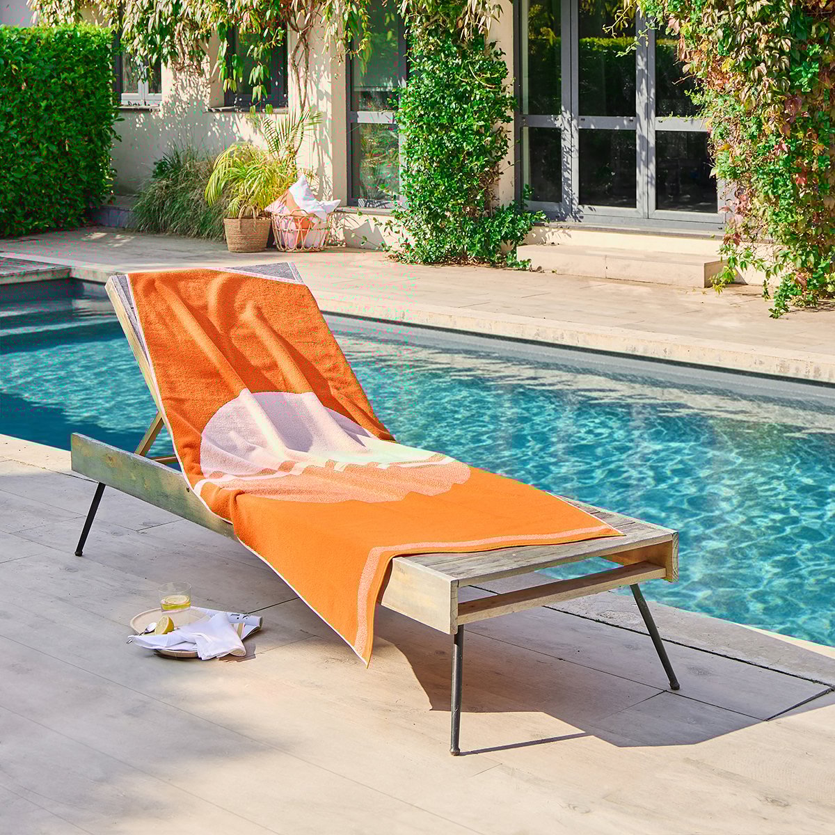 DRAP DE PLAGE Clarisse · Orange