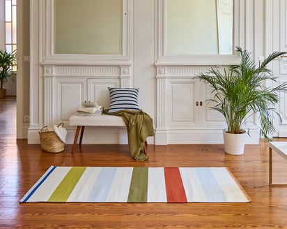 TAPIS Claudie · Multicolore Vert