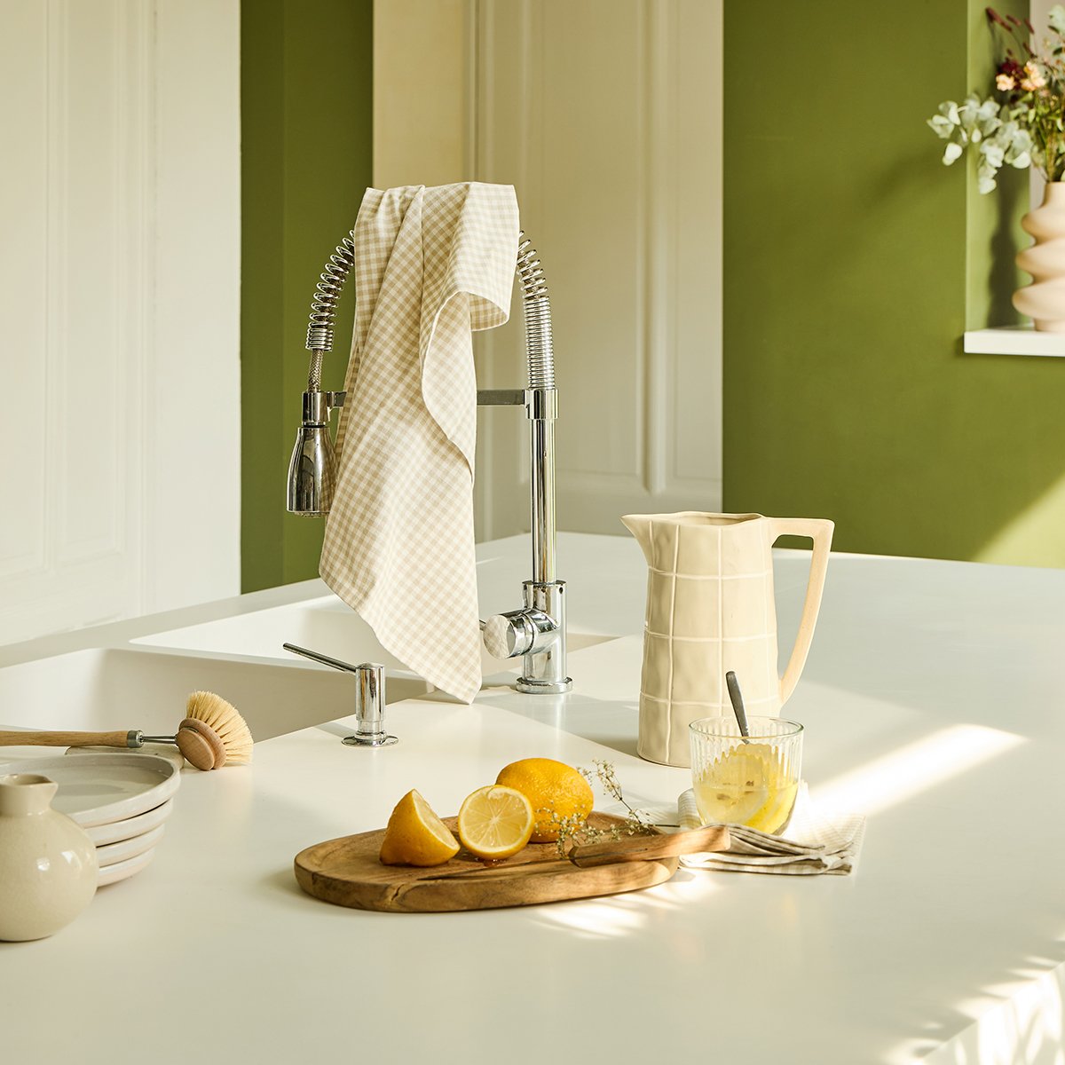 LOT DE 2 SERVIETTES DE TABLE Colette · Beige