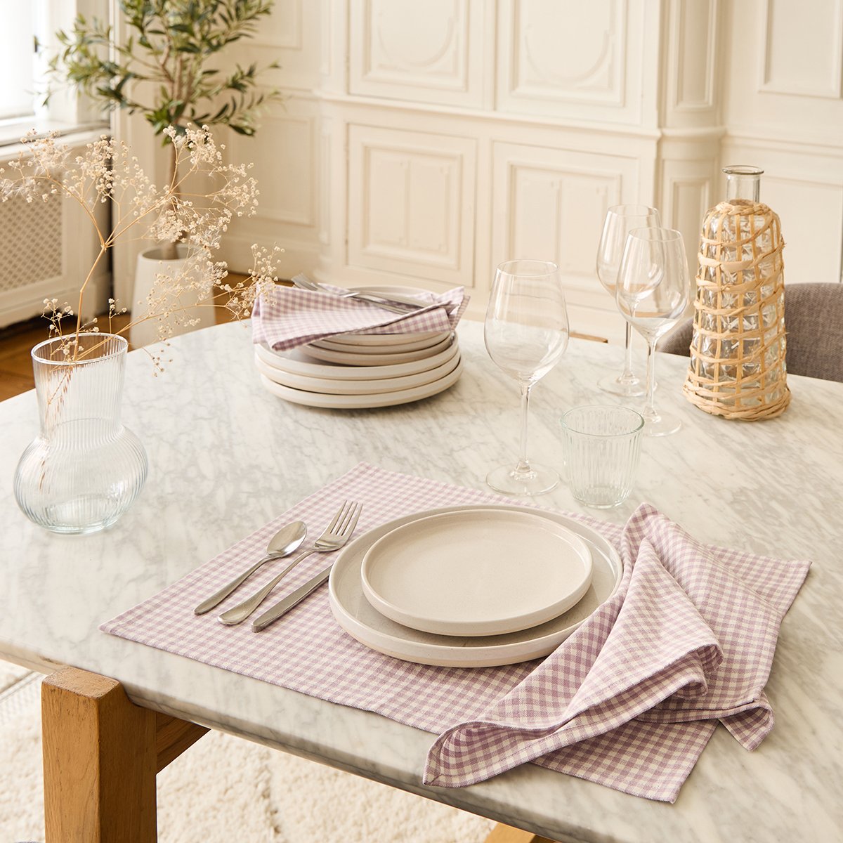 SET DE TABLE Colette · Lilas