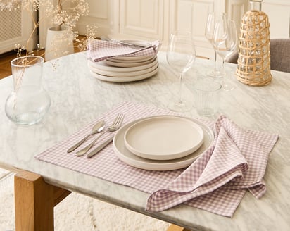 SET DE TABLE Colette · Lilas