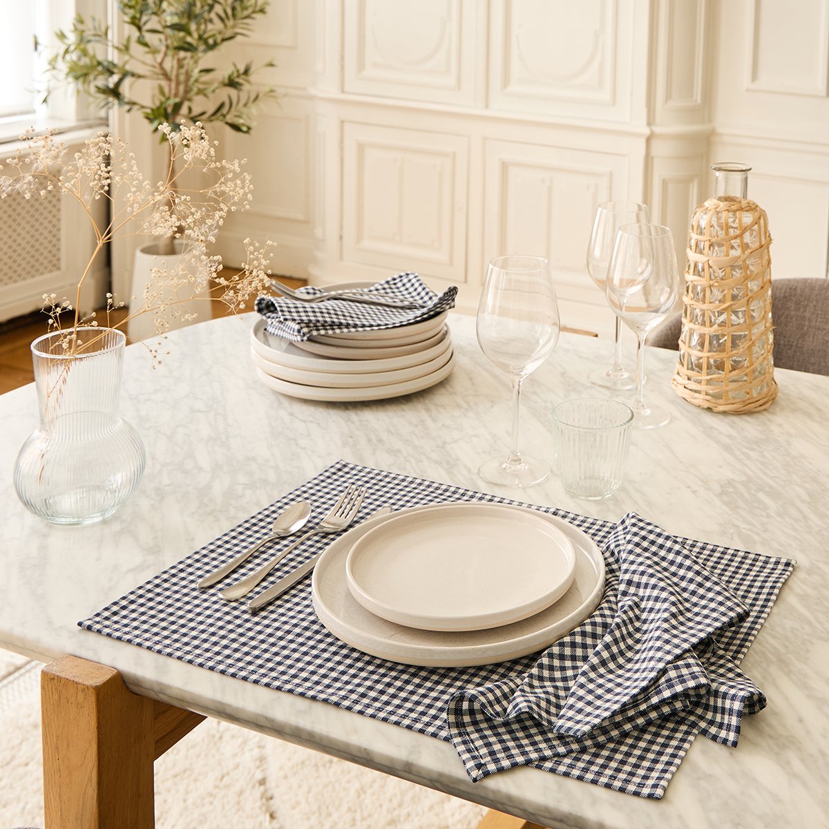 SET DE TABLE Colette · Bleu marine