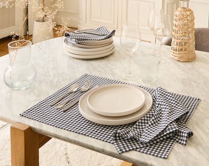 SET DE TABLE Colette · Bleu marine