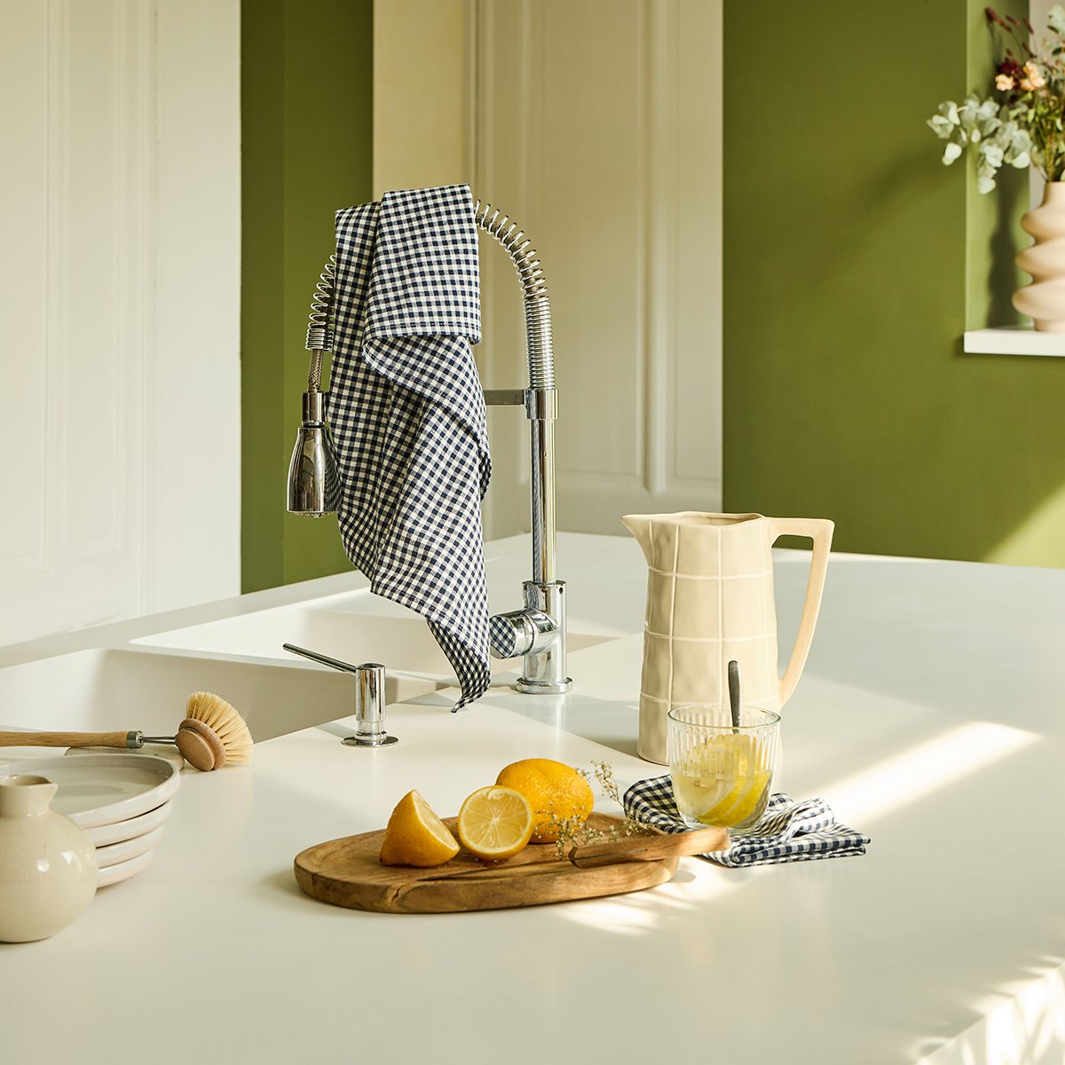 LOT DE 2 SERVIETTES DE TABLE Colette · Bleu marine