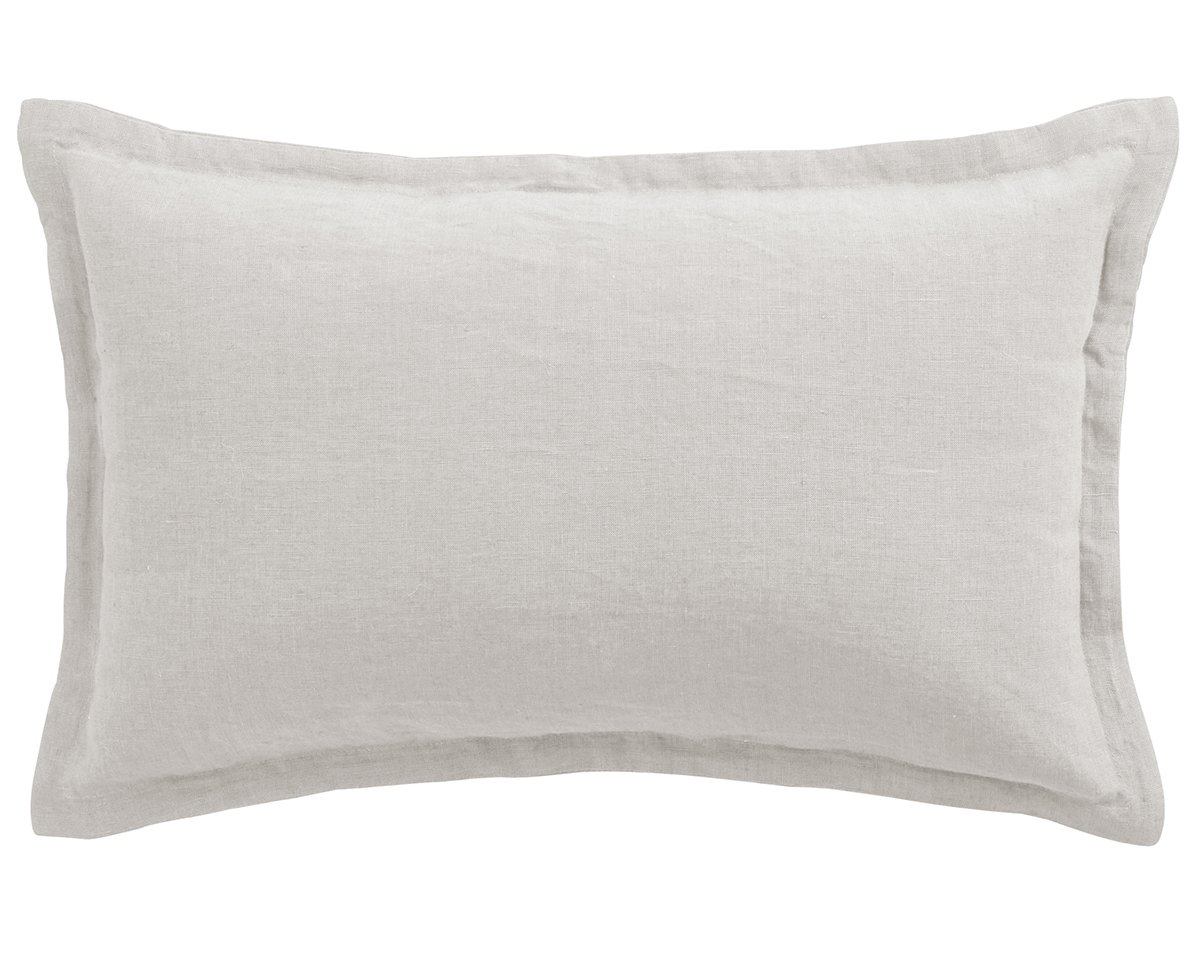 anne de solène COUSSIN LIN LAVE Rectangulaire · Naturel