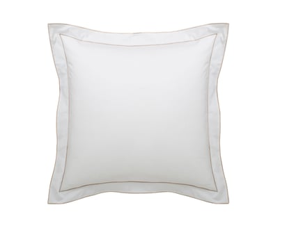 TAIE D'OREILLER Louvre · Blanc/Sable