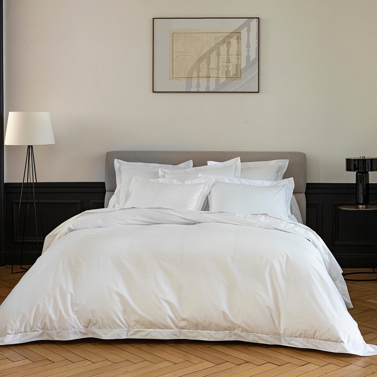 HOUSSE DE COUETTE Louvre · Blanc/Blanc