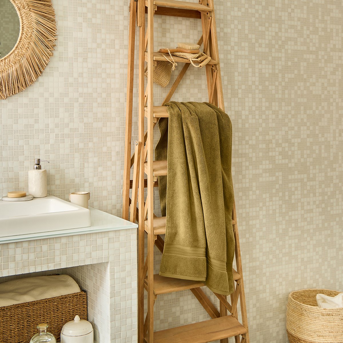 DRAP DE DOUCHE Nahia · Bronze