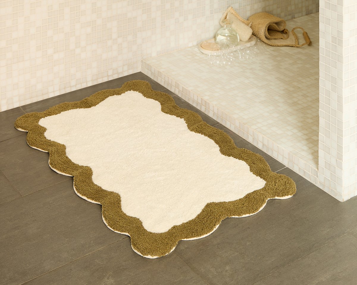TAPIS DE BAIN Nahia · Ecru/Bronze