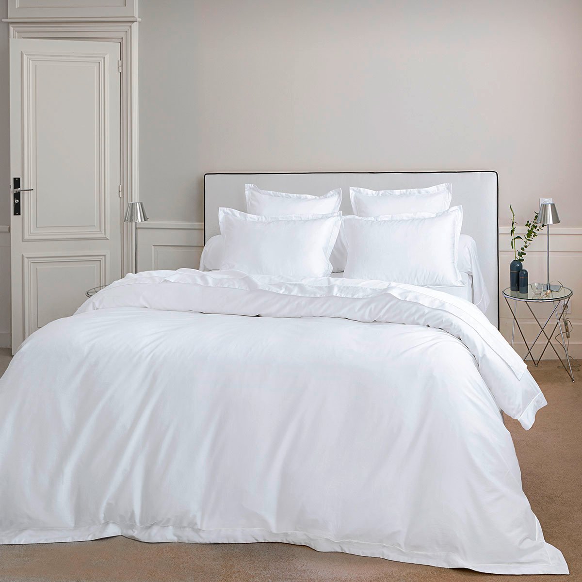HOUSSE DE COUETTE Breteuil · Blanc/Blanc