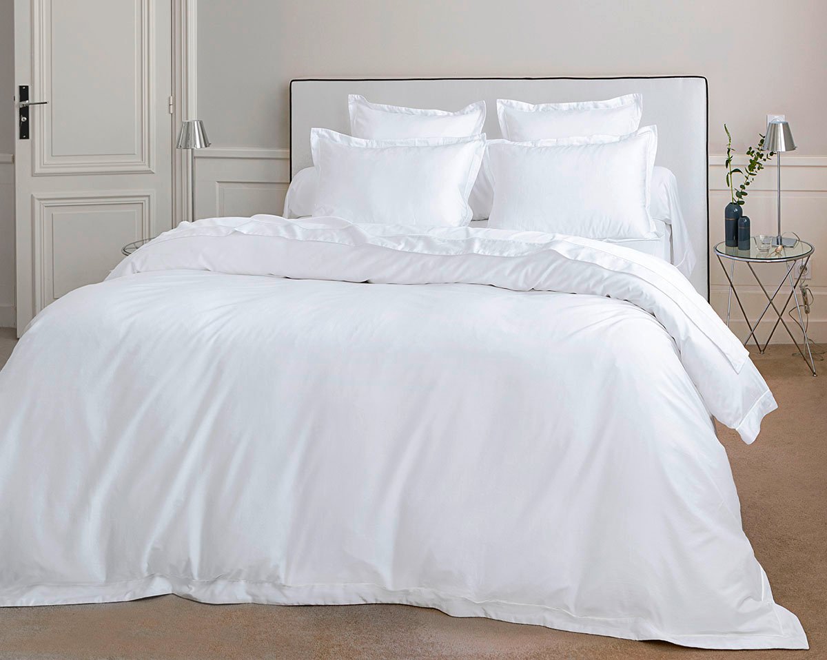 anne de solène HOUSSE DE COUETTE Breteuil · Blanc/Blanc