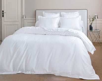 HOUSSE DE COUETTE Breteuil · Blanc/Blanc