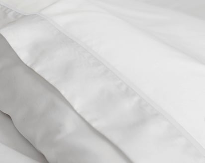 DRAP PLAT Breteuil · Blanc/Blanc