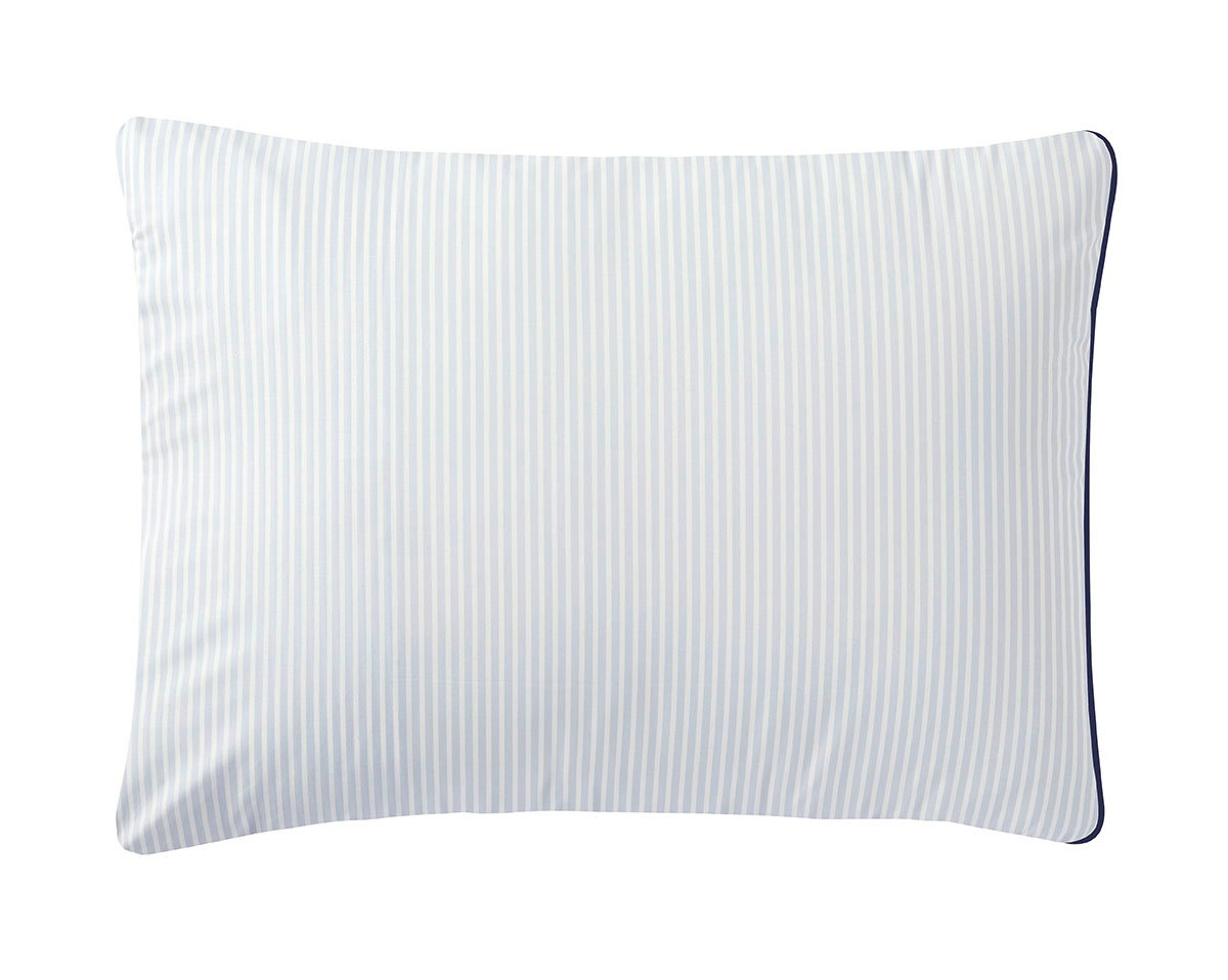 SET OF 2 PILLOWCASES Passe Présent · Bleu
