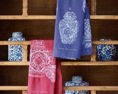 LOT DE 2 TORCHONS Comptoir