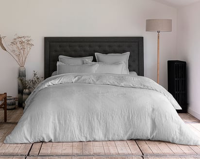 HOUSSE DE COUETTE Lin Lavé Lina · Gris