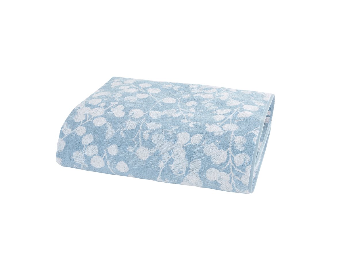 BATH SHEET Rosée · Bleu