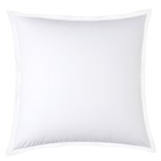 TAIE D'OREILLER Pure White Percale Lavée · Blanc · Finition Blanche