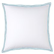 TAIE D'OREILLER Pure White Percale Lavée · Blanc · Finition Paon