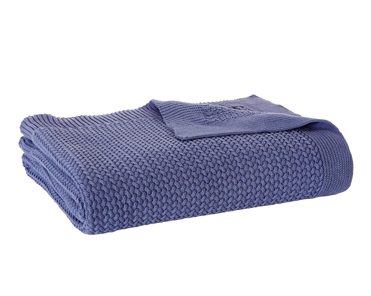 anne de solène PLAID Bohème · Bleu