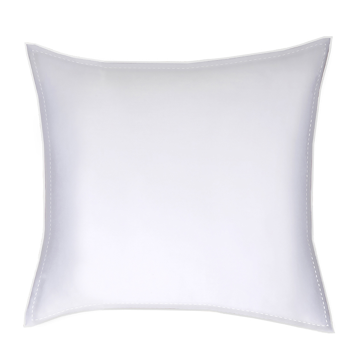 TAIE D'OREILLER Pure White Satin Lavé · Blanc · Finition Blanc