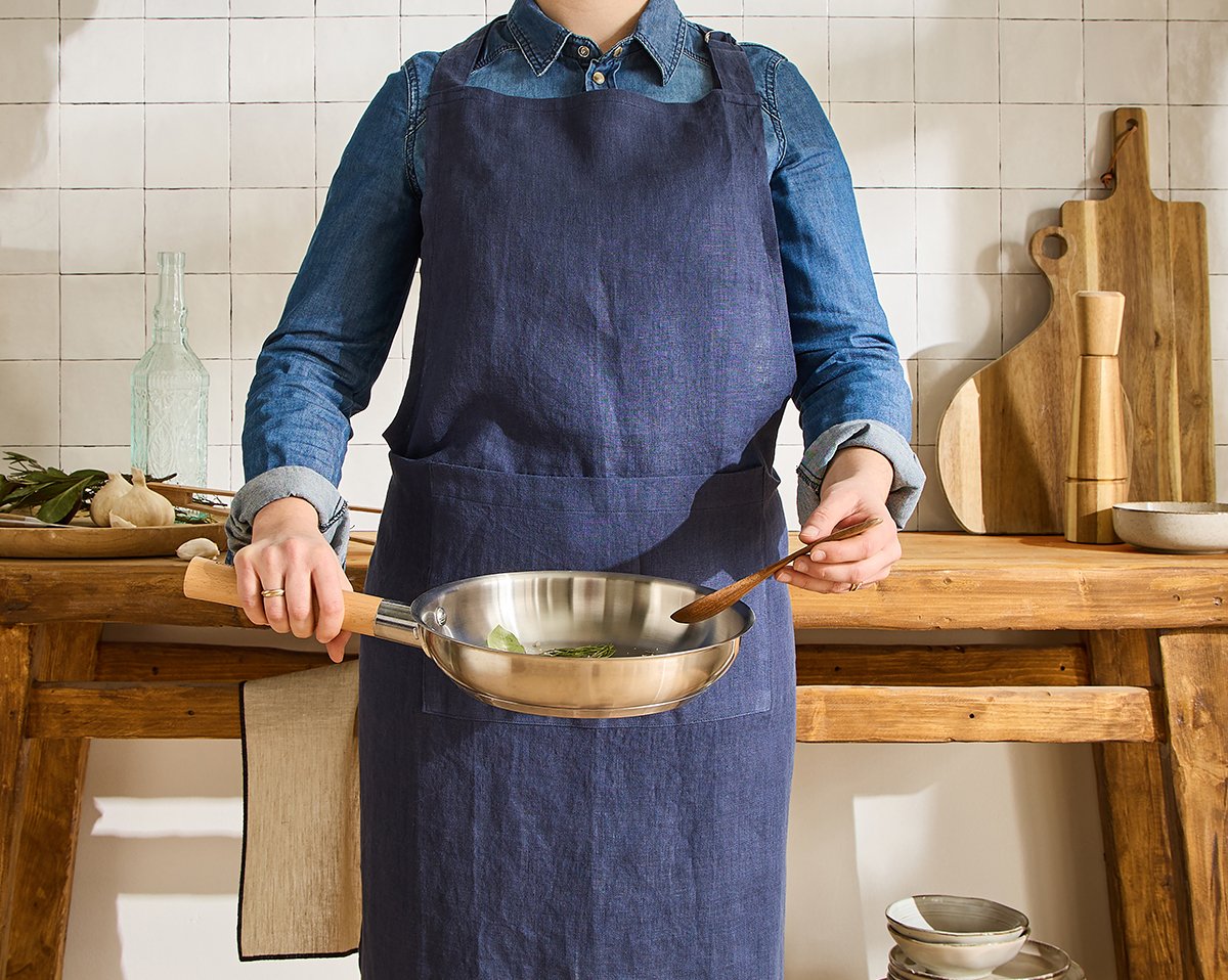 TABLIER Brunelle · Bleu Marine