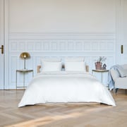 Housse de couette Alexane · Blanc