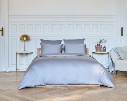 Housse de couette Alexane · Gris