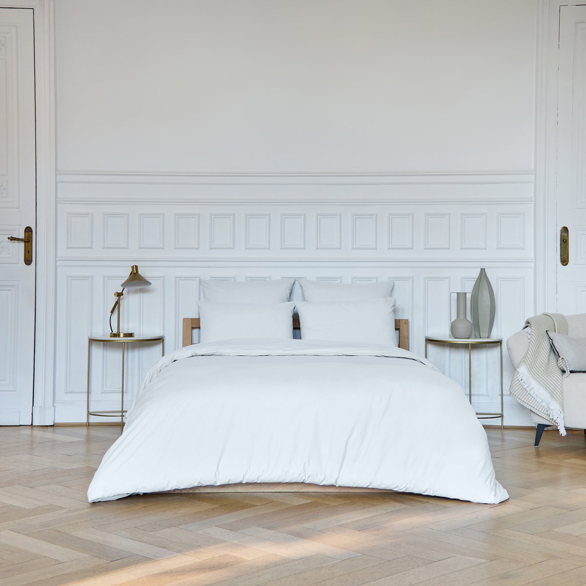 Housse de couette Amance · Blanc
