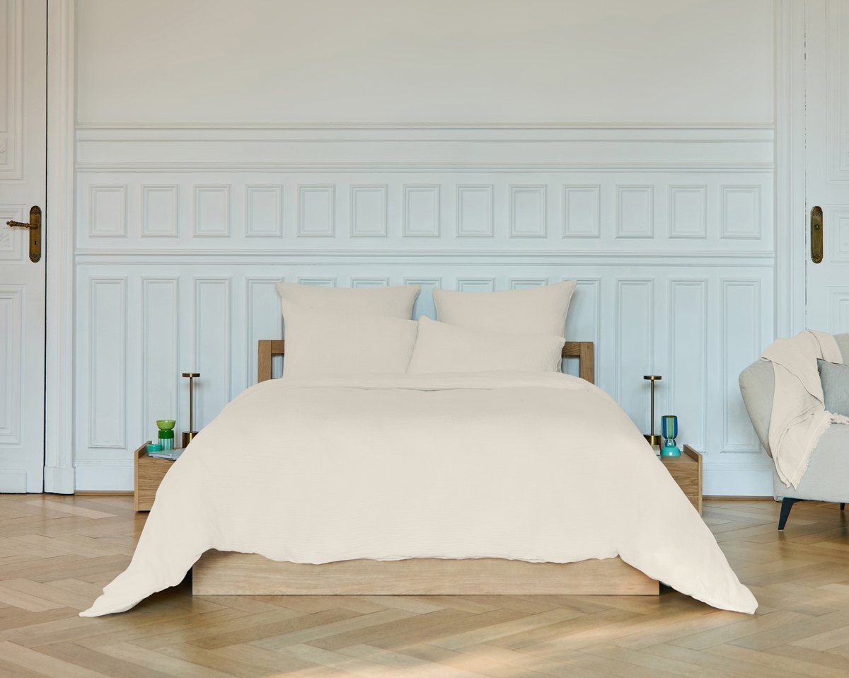 Housse de couette Arielle · Blanc