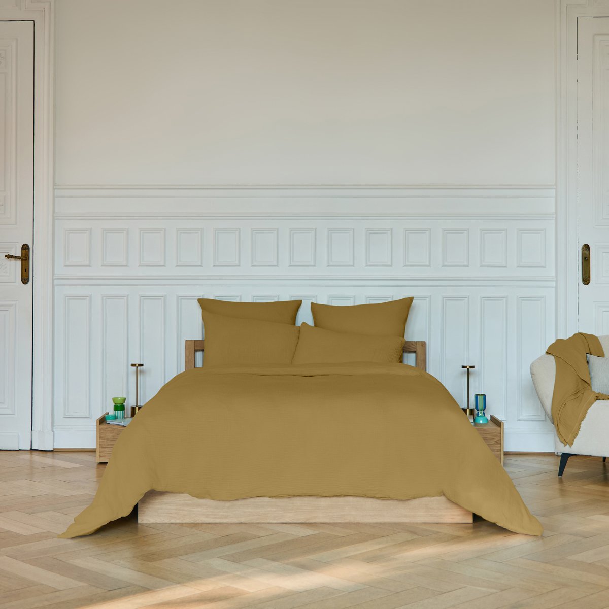 Housse de couette Arielle · Bronze