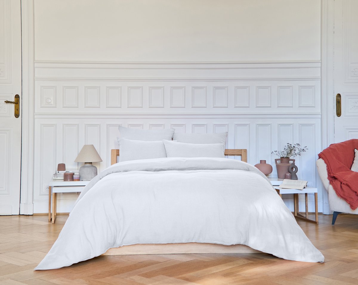Housse de couette Brunelle · Blanc