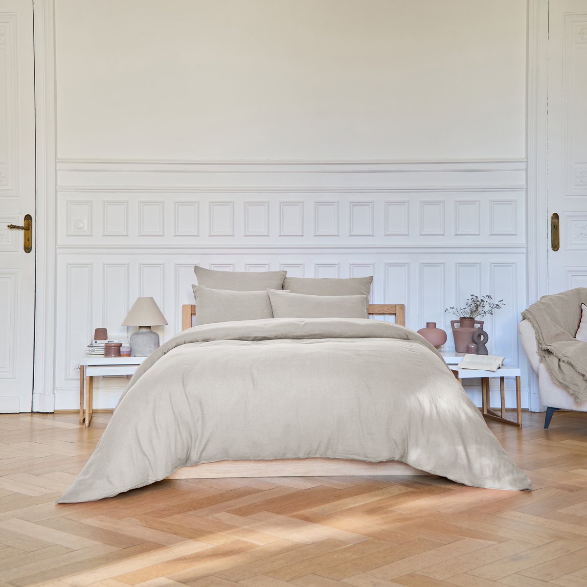 Housse de couette Brunelle · Naturel