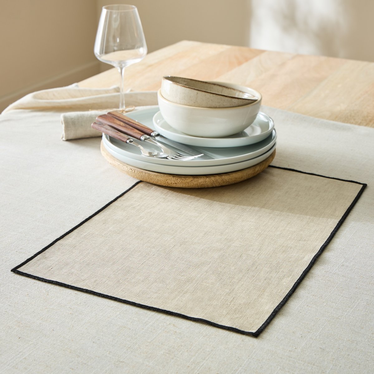 SET DE TABLE Brunelle · Naturel