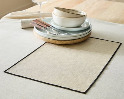 SET DE TABLE Brunelle · Naturel