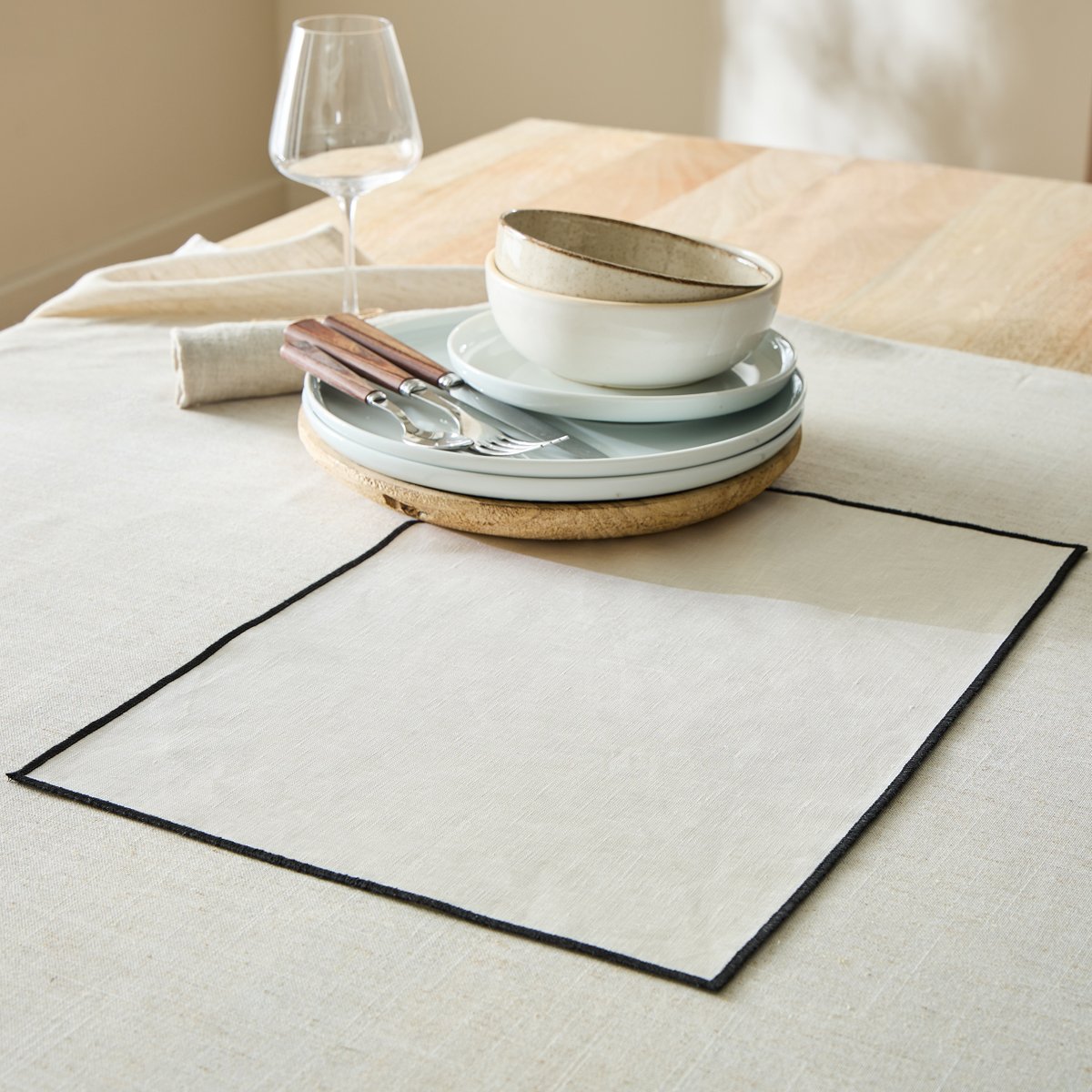 SET DE TABLE Brunelle · Blanc