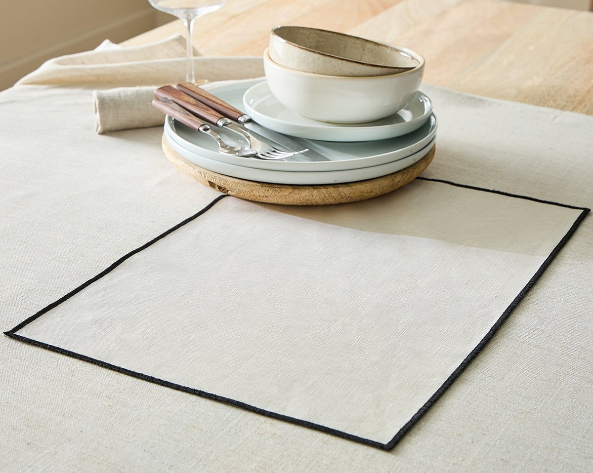 SET DE TABLE Brunelle · Blanc