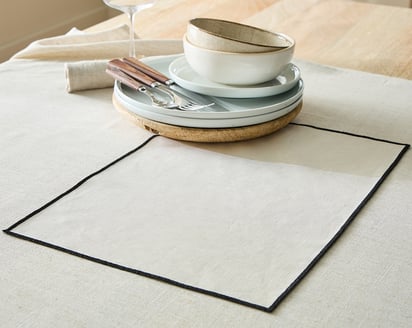 SET DE TABLE Brunelle · Blanc