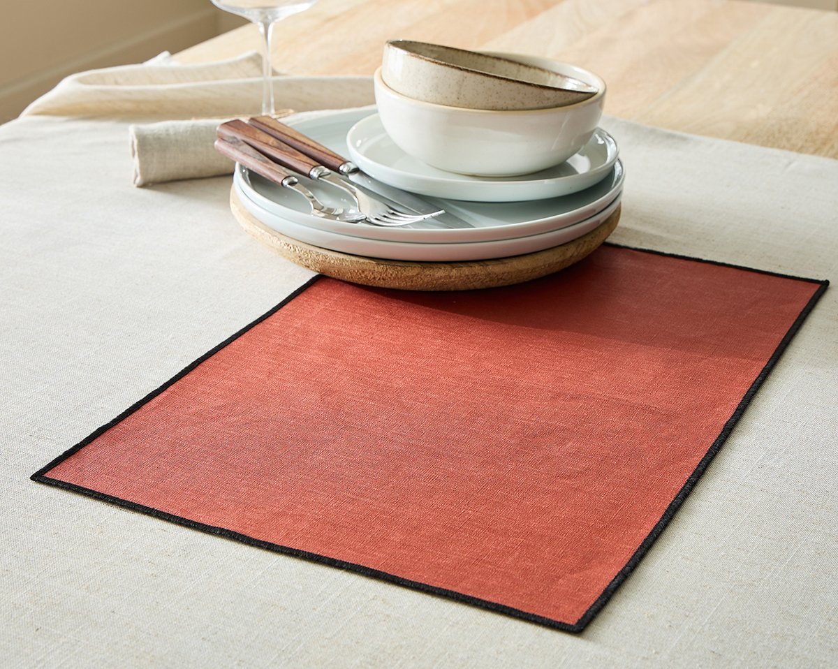 SET DE TABLE Brunelle · Terracotta