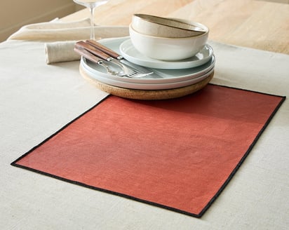 SET DE TABLE Brunelle · Terracotta