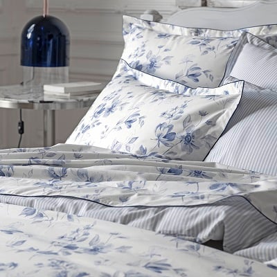 Acheter Parure de couette 2 personnes Bleu ? Bon et bon marché